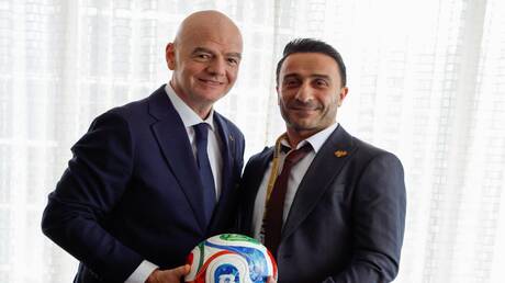 إنفانتينو يدعم كرة القدم السورية خلال اجتماع فيفا