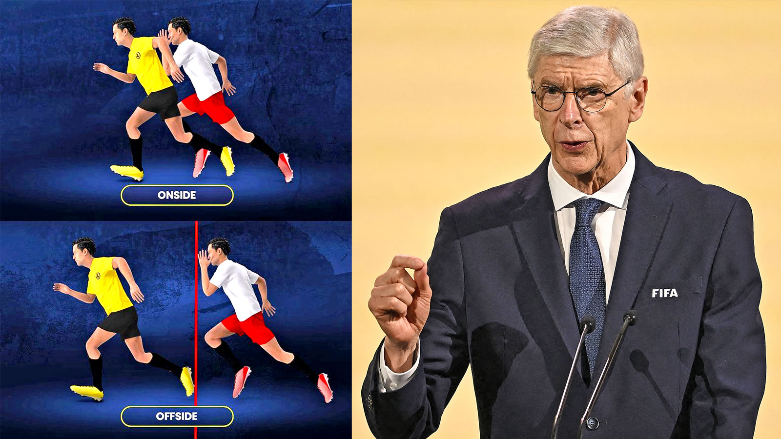 Tester la règle de hors-jeu de Wenger dans la ligue canadienne