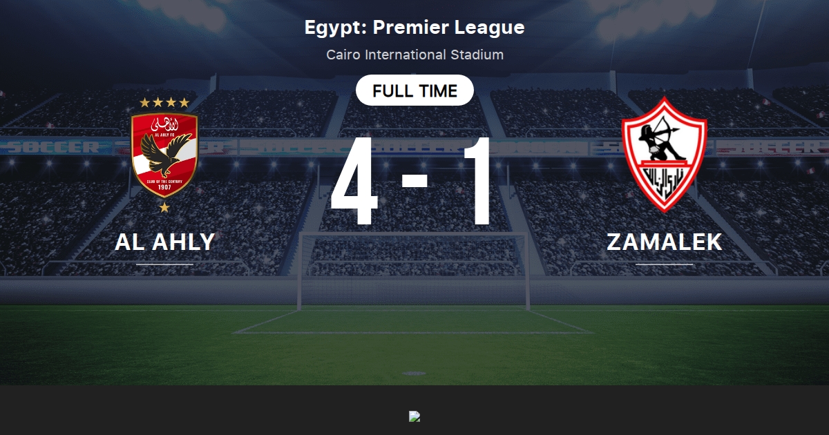 قمة الزمالك فرصة الأهلي الأخيرة في الدوري المصري