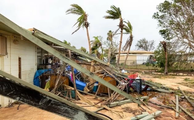 Cyclone Nariyel frappe le nord-ouest de l'Australie