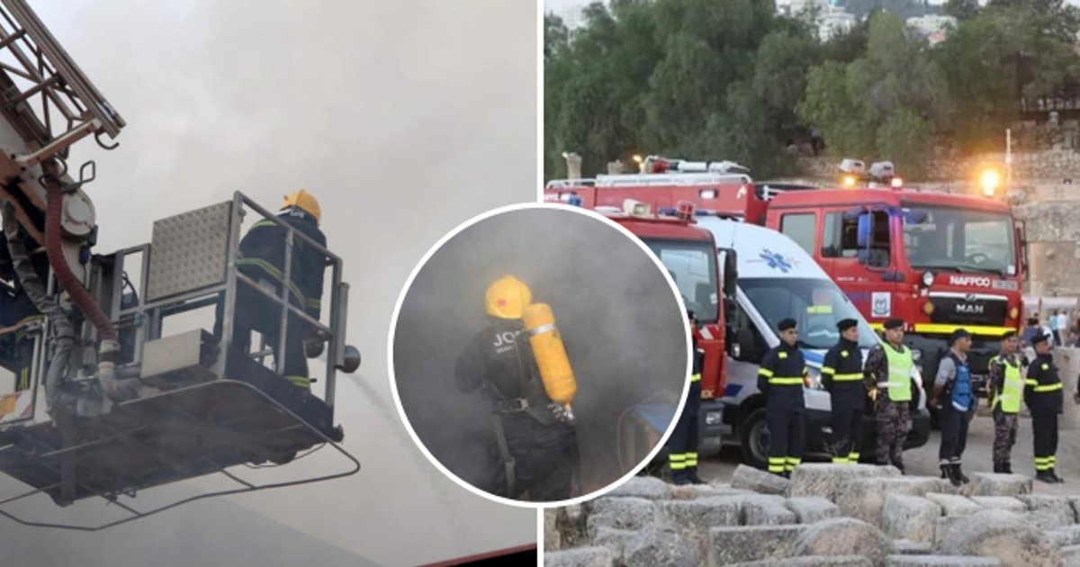 إخماد حريق في مصنع إطارات بالمفرق