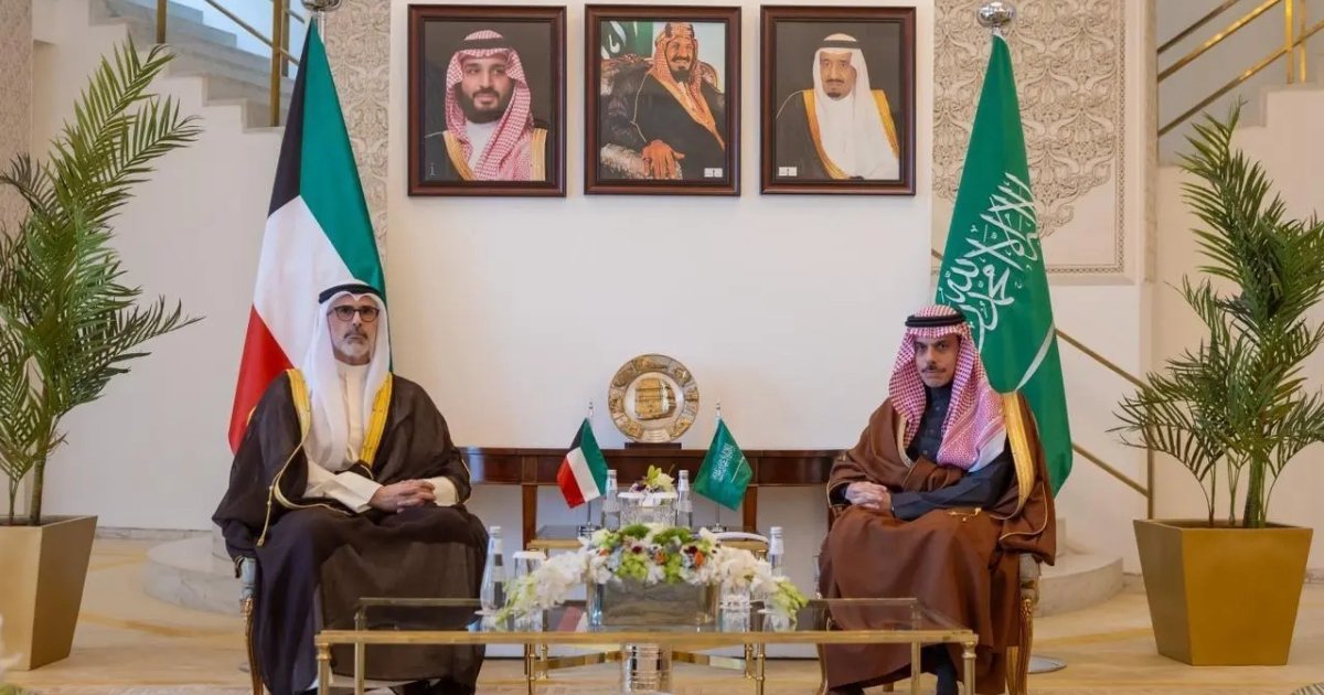 Treffen der Außenminister von Saudi-Arabien und Kuwait