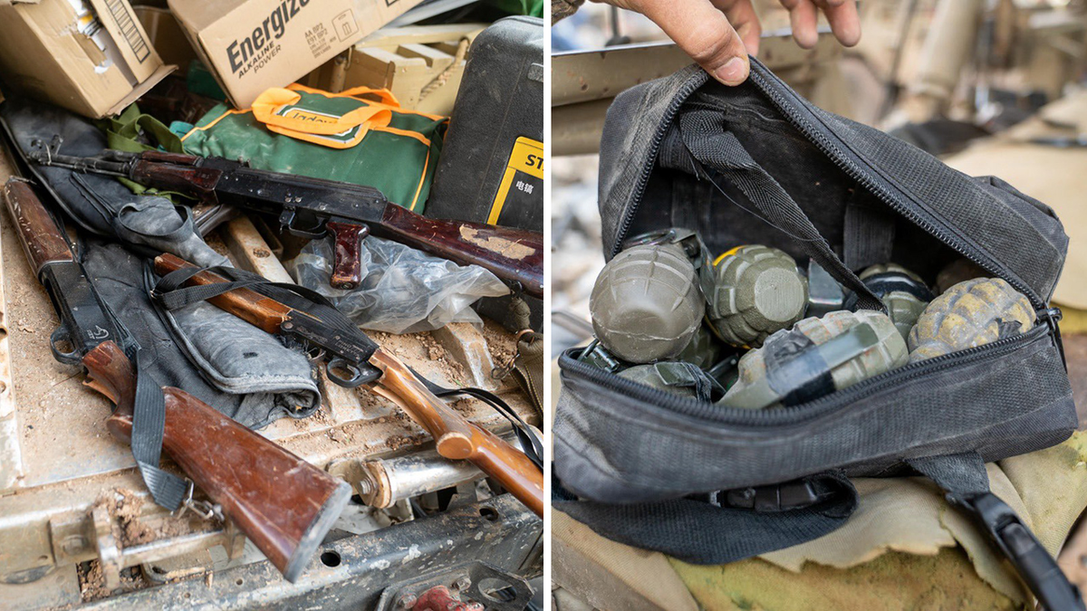 الجيش الإسرائيلي يكشف عن مخازن أسلحة لحزب الله