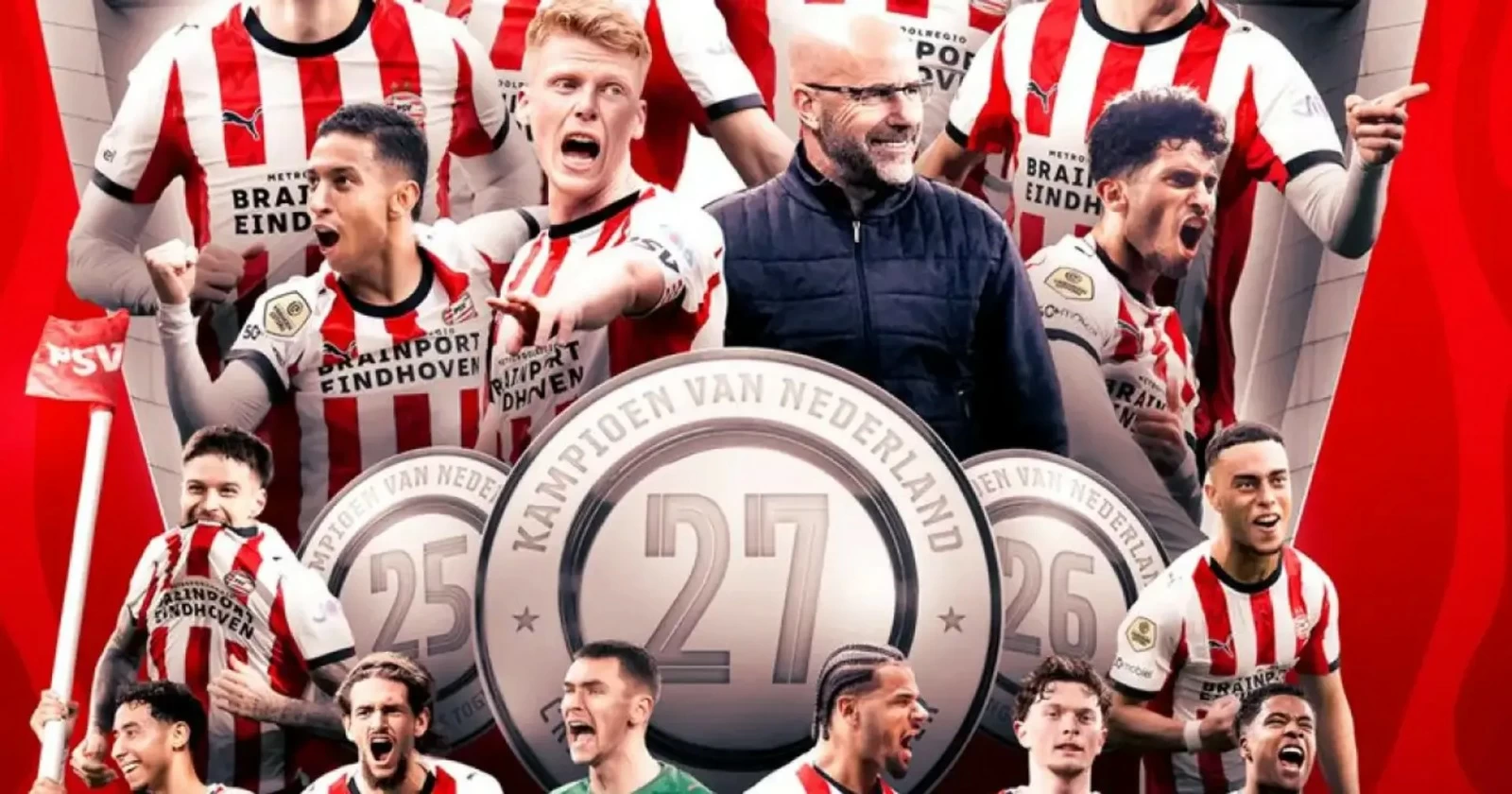 آيندهوفن يتوج بلقب الدوري الهولندي للمرة الـ27