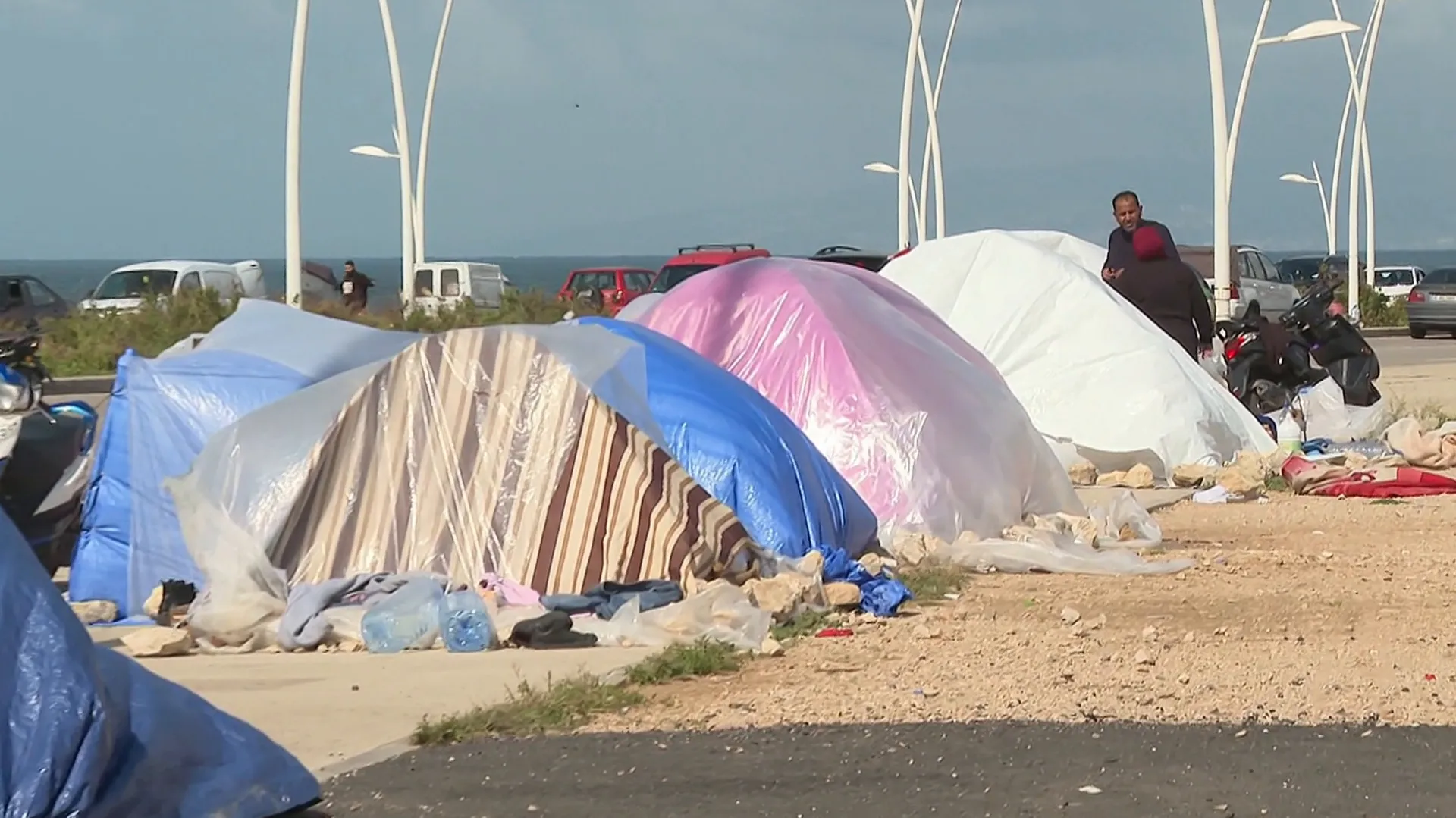 Leid der Vertriebenen im Libanon amid israelischer Angriffe