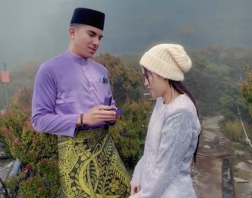 Verlobung von Bella Astila und Syed Saddiq in Malaysia