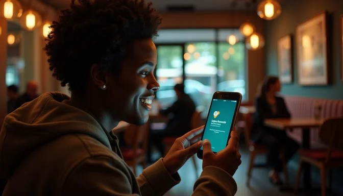 لحظة عابرة في مقهى: مواجهة مع الذات