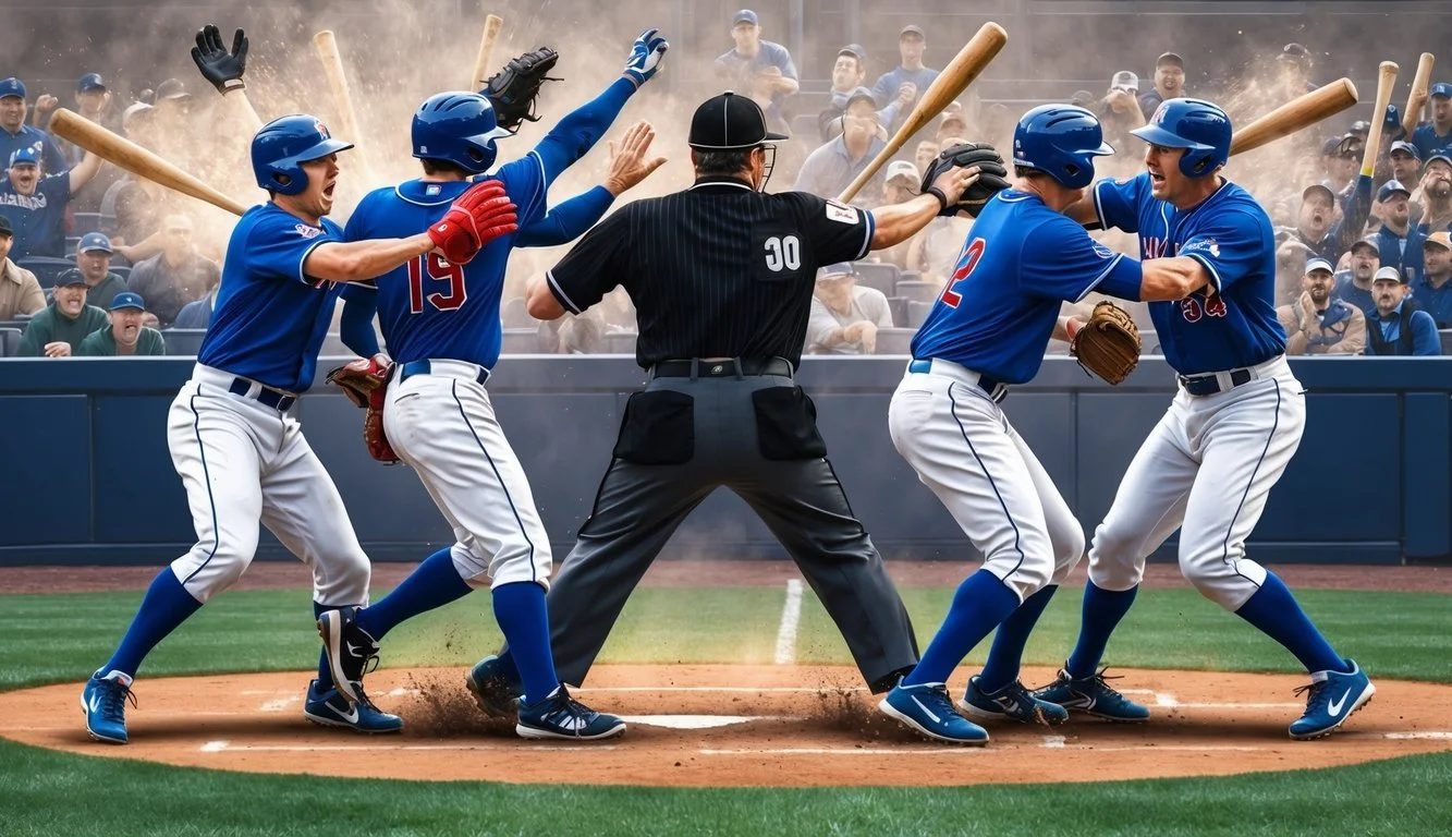 إيقاف لوبيز وسولير بسبب مشاجرة في دوري البيسبول