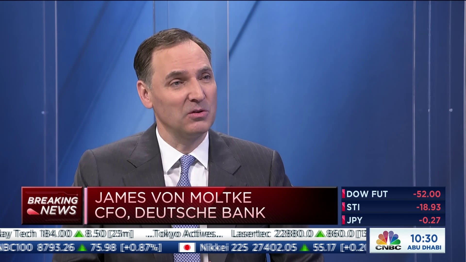 بداية واعدة لتداولات بنك Deutsche Bank