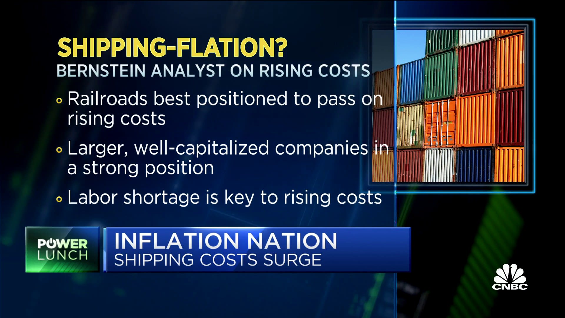 ارتفاع أسعار الشحن في الولايات المتحدة وتأثيره على التضخم