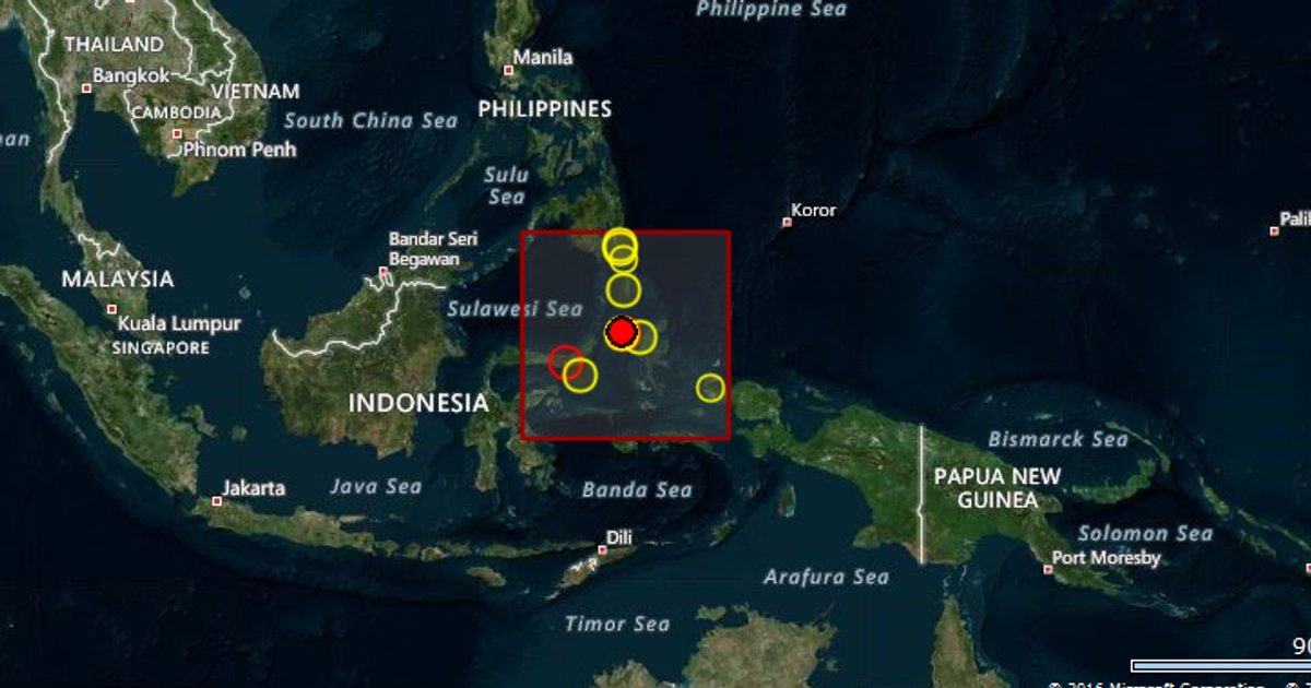 زلزال قوي في إندونيسيا