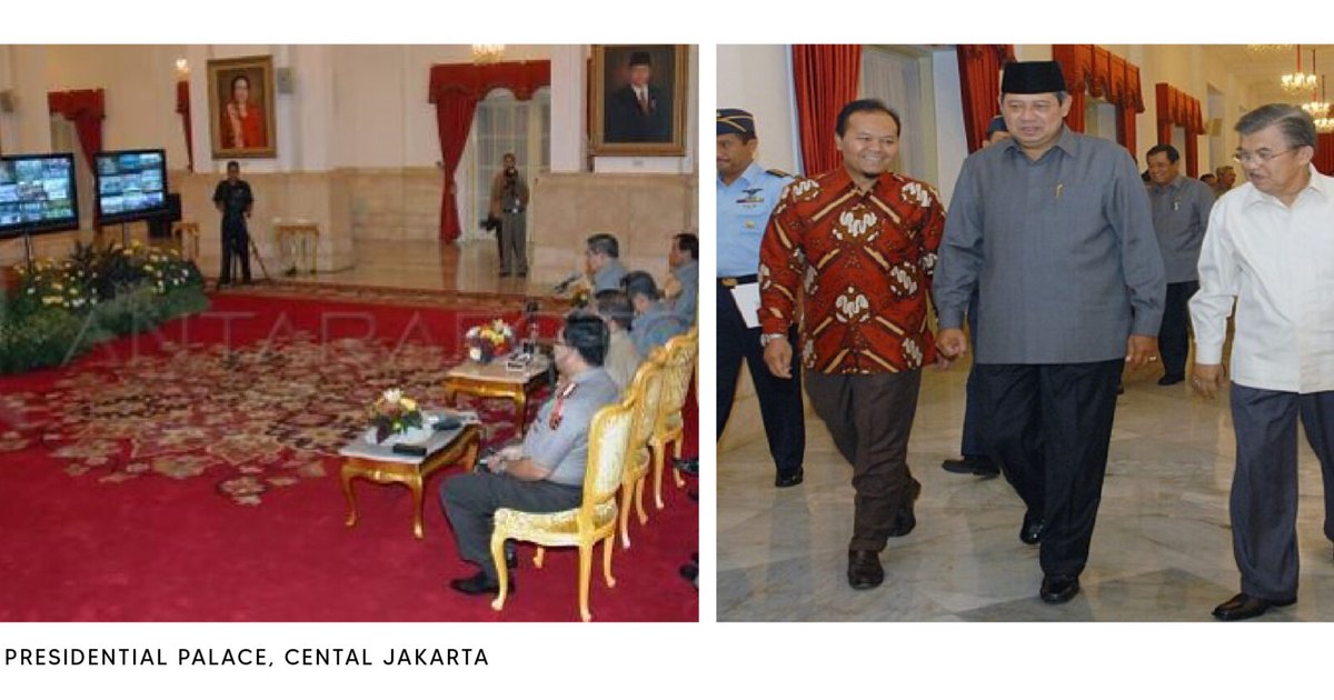 برنامج تعليمي في قصر الرئاسة الإندونيسي