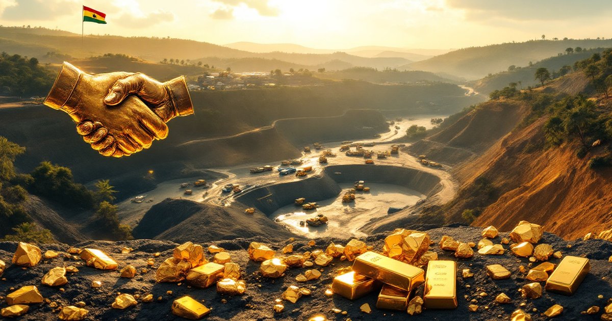 شركة غانية تفوز بعقد إدارة منجم دامانغ للذهب
