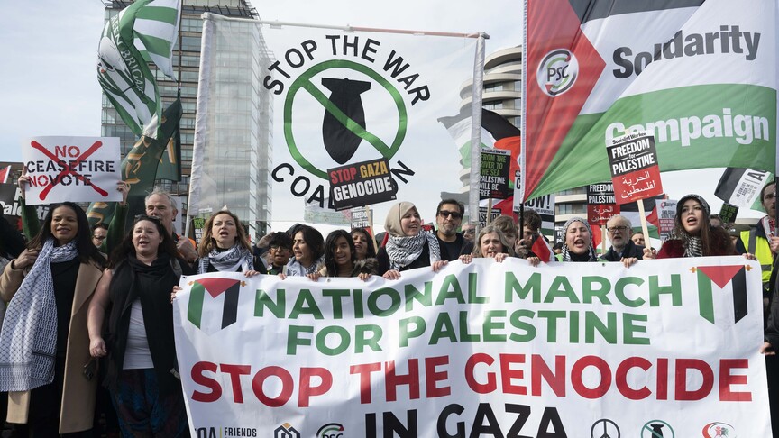 مخاوف الفلسطينيين في بريطانيا خلال حرب غزة