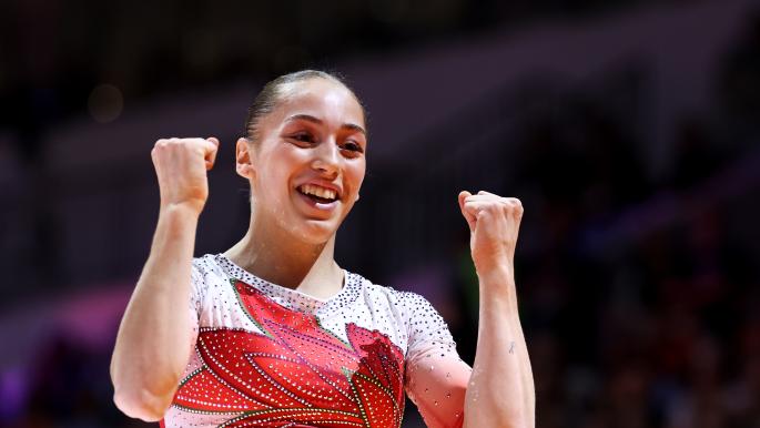 كيليا نمور تحرز ذهبية في كأس العالم للجمباز