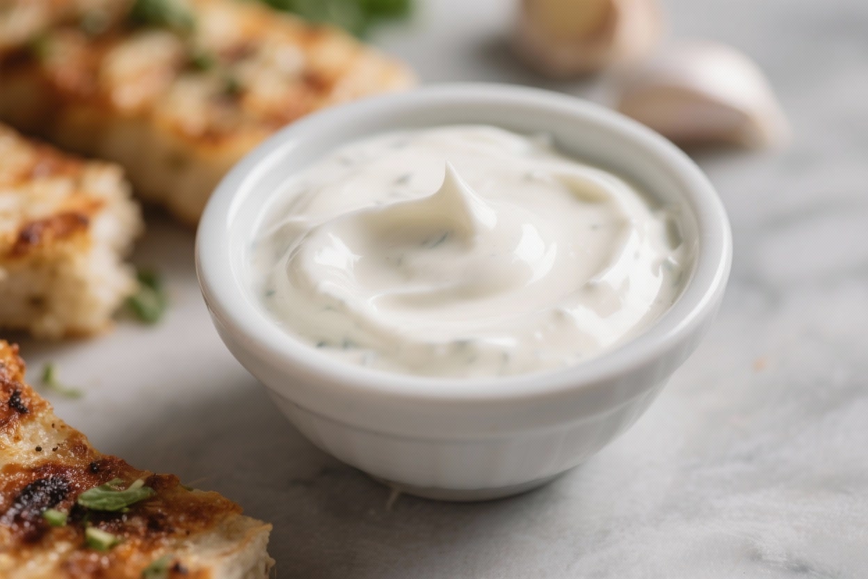 Salade crémeuse à l'ail au yaourt : recette facile et délicieuse