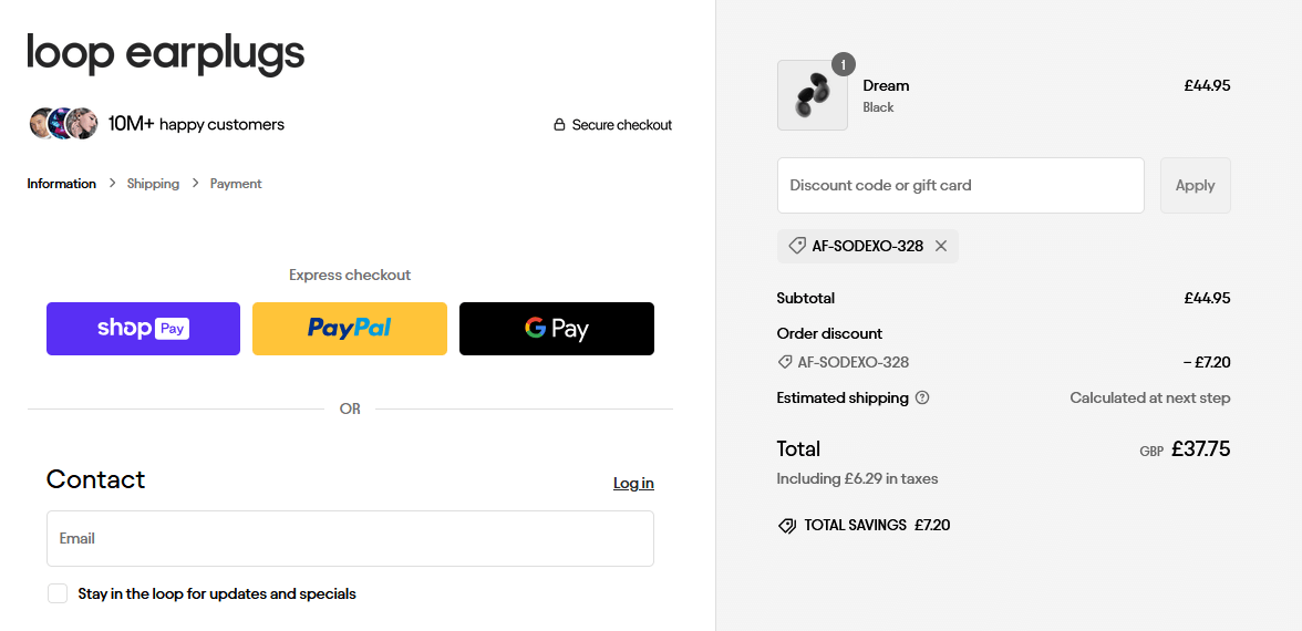 Réductions sur les bouchons d'oreilles Loop pour un meilleur sommeil