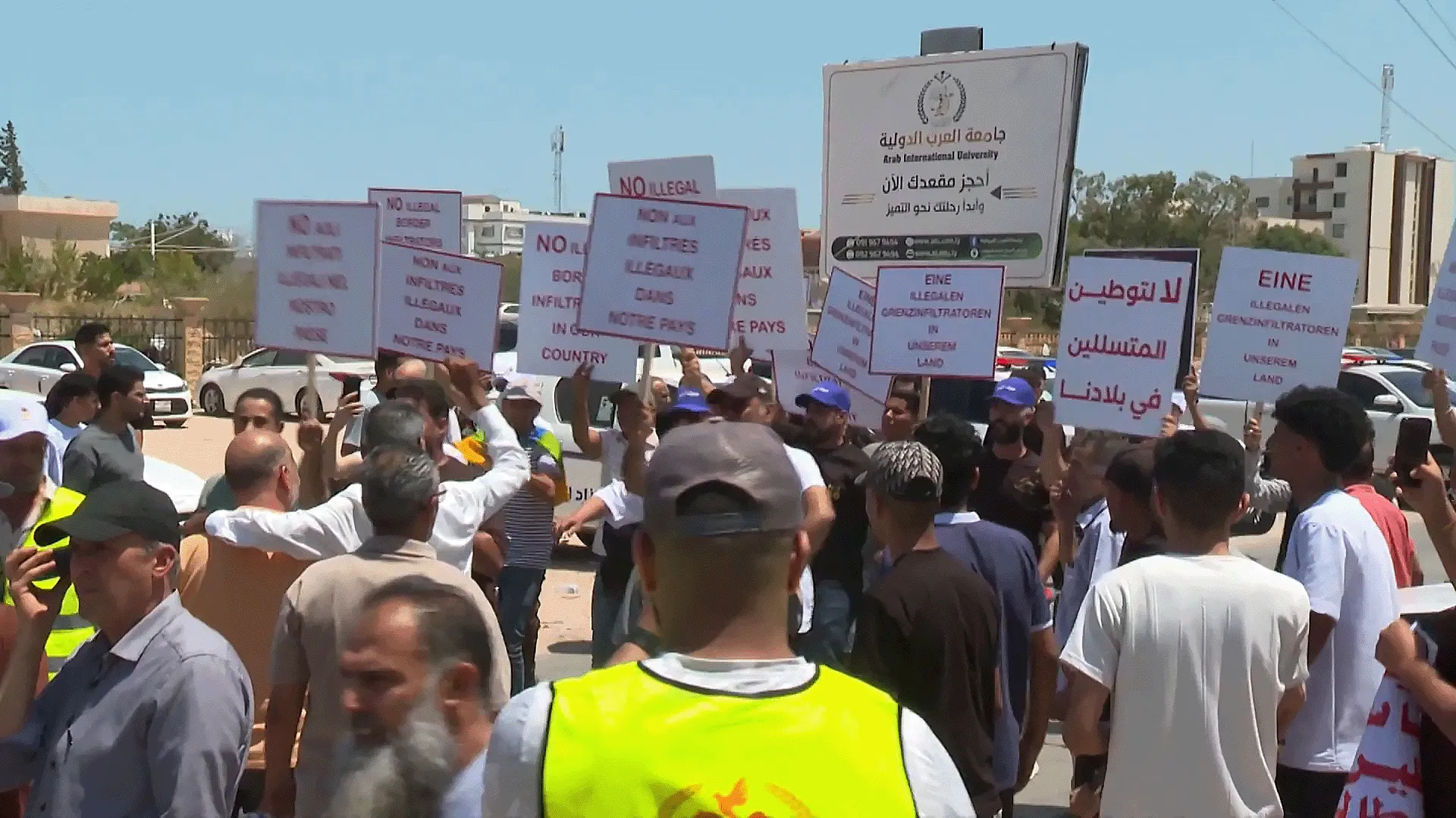 Proteste in Libyen gegen die Ansiedlung von Migranten