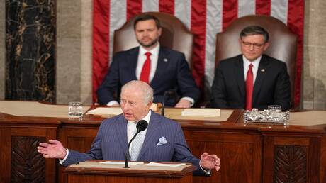 دعوة الملك تشارلز الثالث لوحدة الناتو أمام الكونغرس