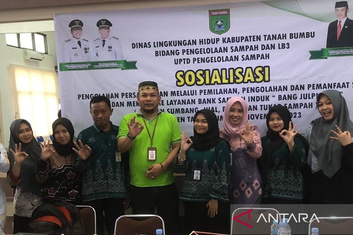 Distributing Waste Collection Bins in South Kalimantan