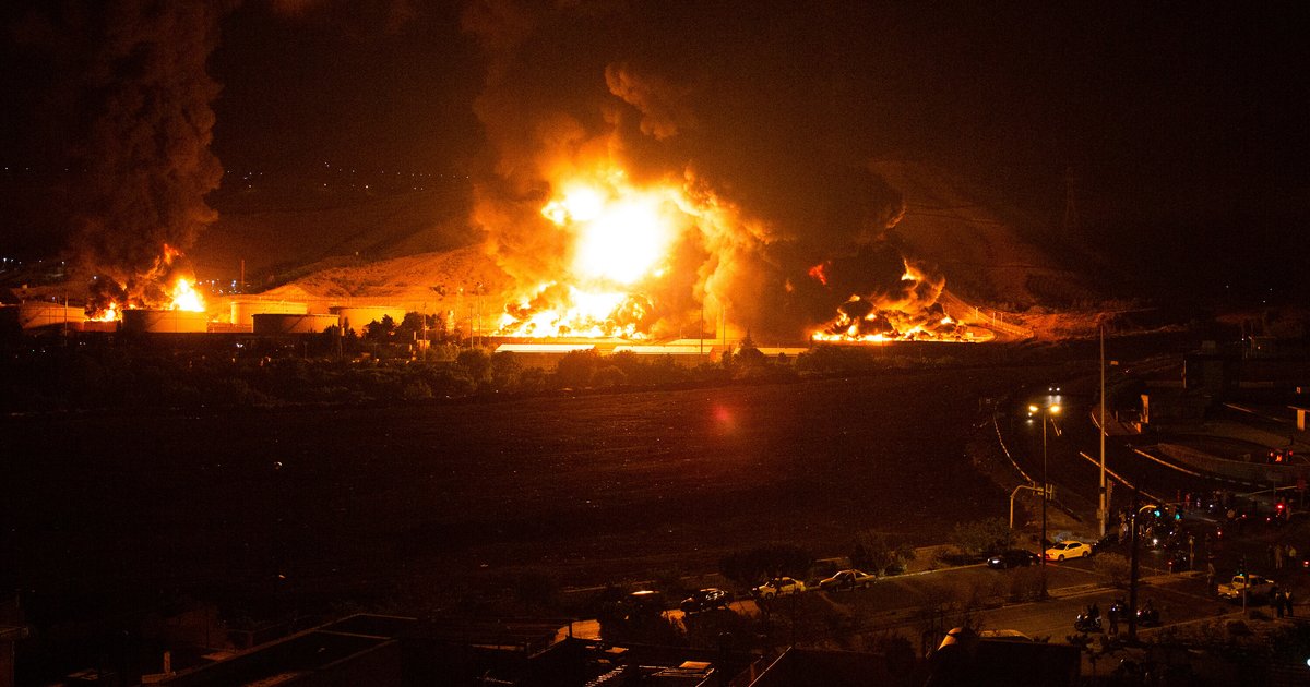 أضرار بمحطات تكرير النفط الإسرائيلية جراء الهجمات