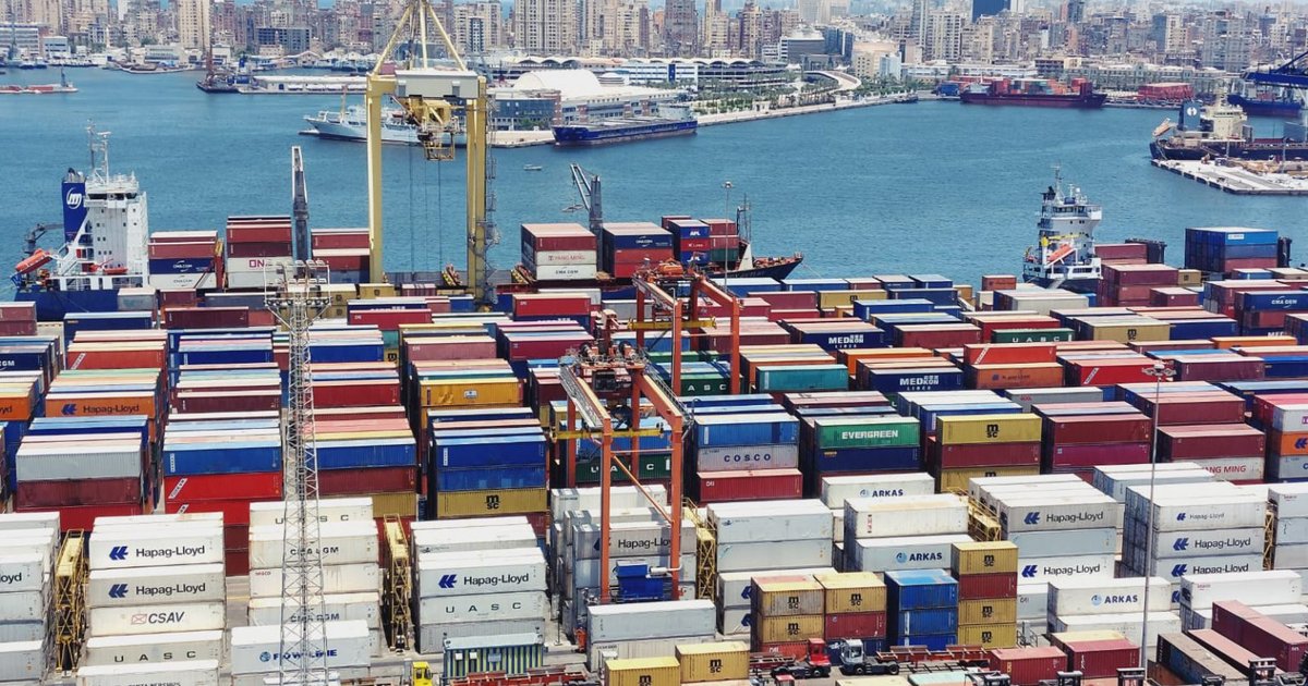 ميناء الإسكندرية يستقبل 152 ألف طن بضائع خلال 24 ساعة