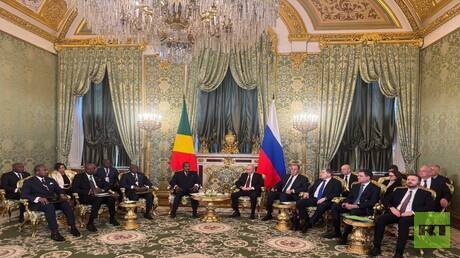 بوتين يستقبل رئيس الكونغو لتوقيع خطة عمل مشتركة