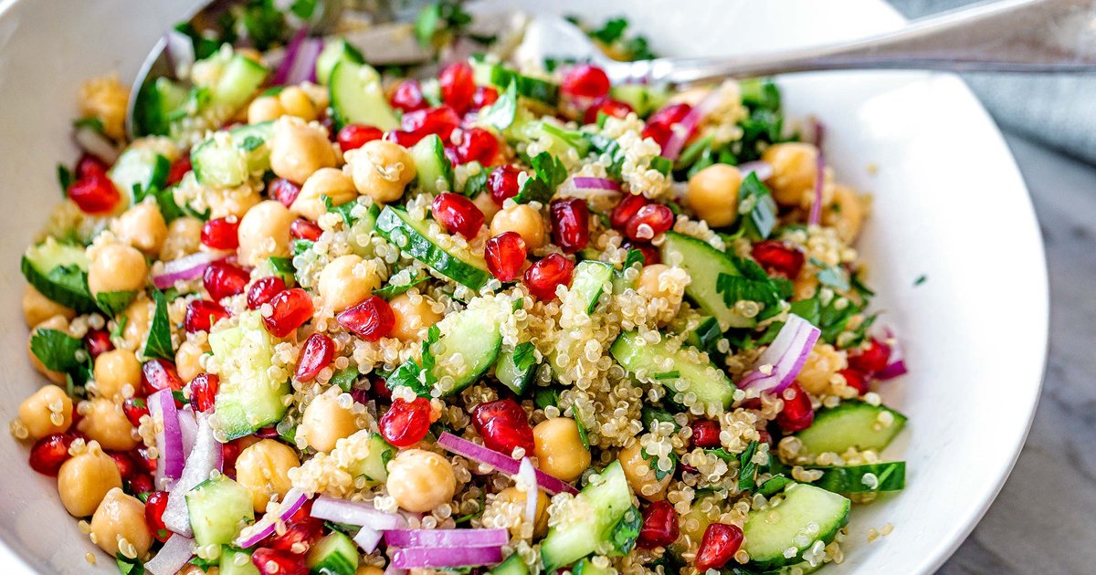 Salade de pois chiches : recette saine pour perdre du poids
