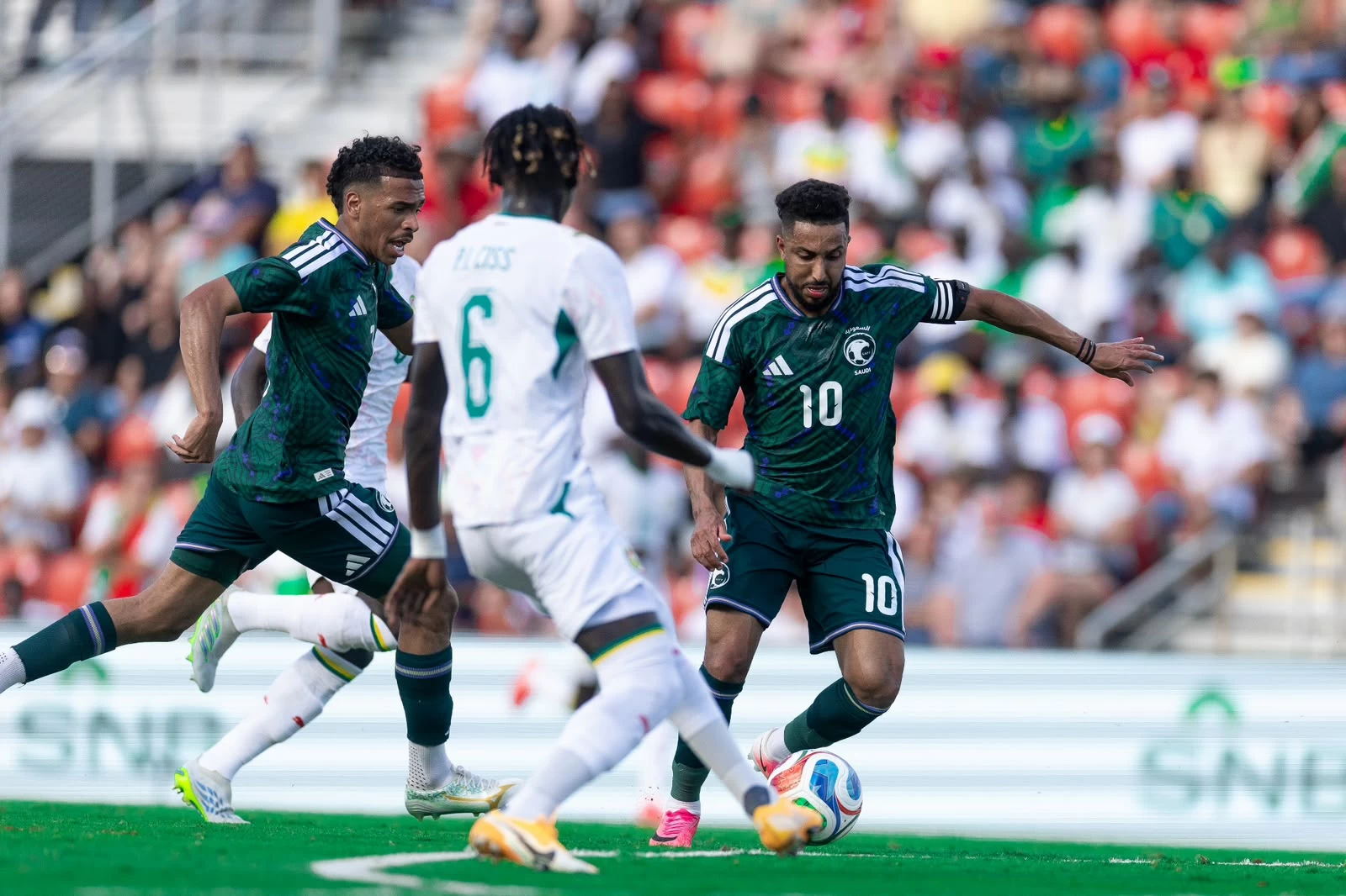 المنتخب السعودي يتعادل مع السنغال في مباراة ودية