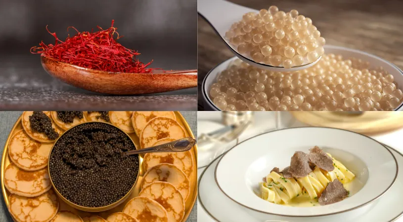 أغلى الأطعمة في العالم: الكافيار والزعفران