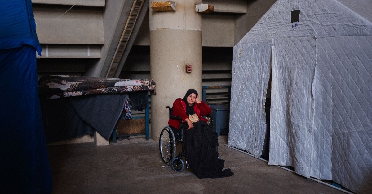 Displaced Persons Conditions in Beirut Stadiums