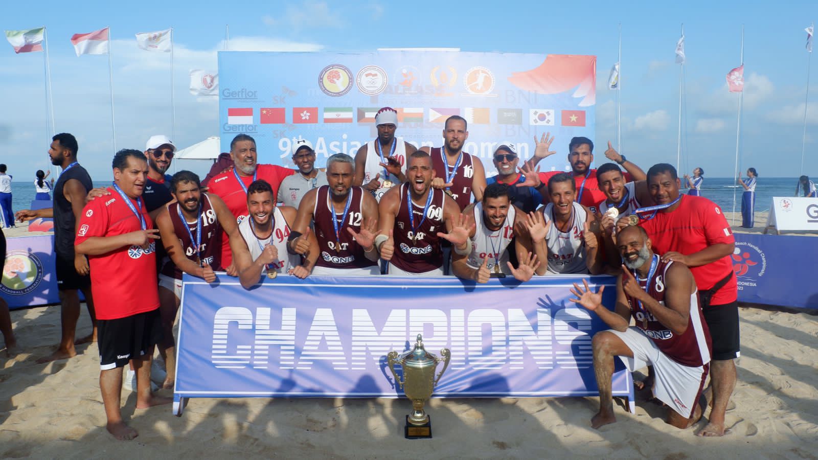 L'équipe de beach handball commence son parcours asiatique