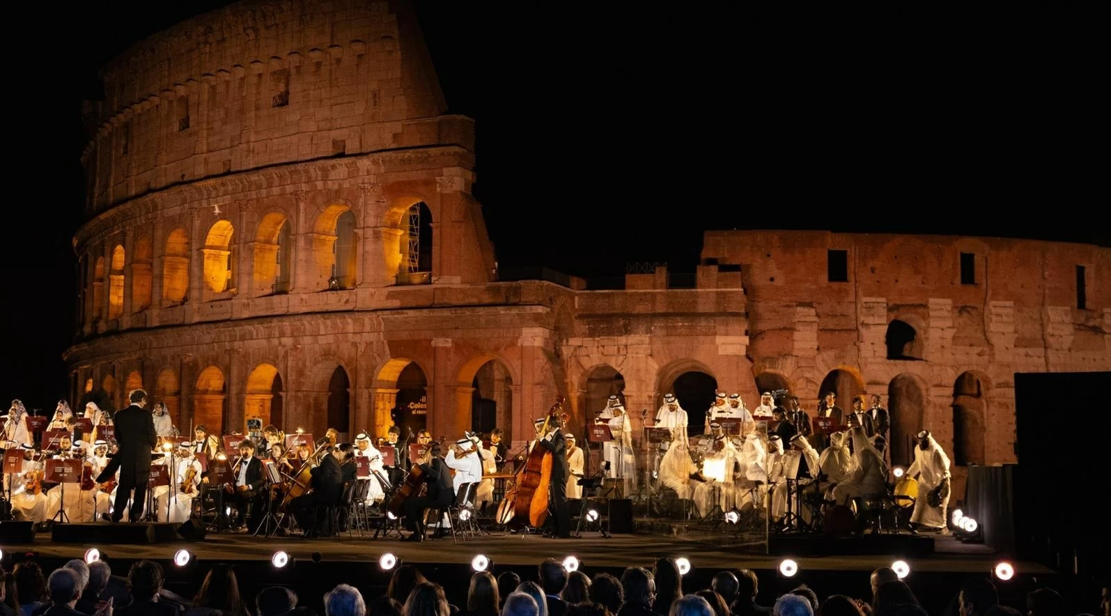 Clôturer la tournée de l'orchestre saoudien à Rome