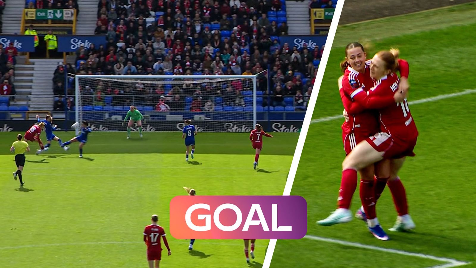 Holland erzielt Tor im Merseyside-Derby