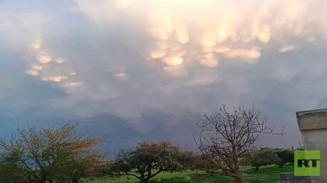 سحب الماماتوس في منبج: ظاهرة جوية نادرة