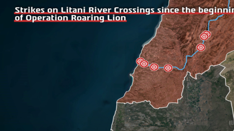 الجيش الإسرائيلي يقصف معبرا سابعا فوق نهر الليطاني