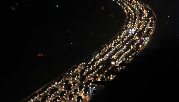 Verkehrsanstieg in Jakarta nach dem Eid al-Fitr