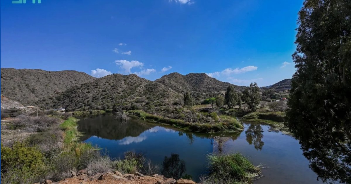 فيضانات الباحة تجمع 4 ملايين متر مكعب من المياه