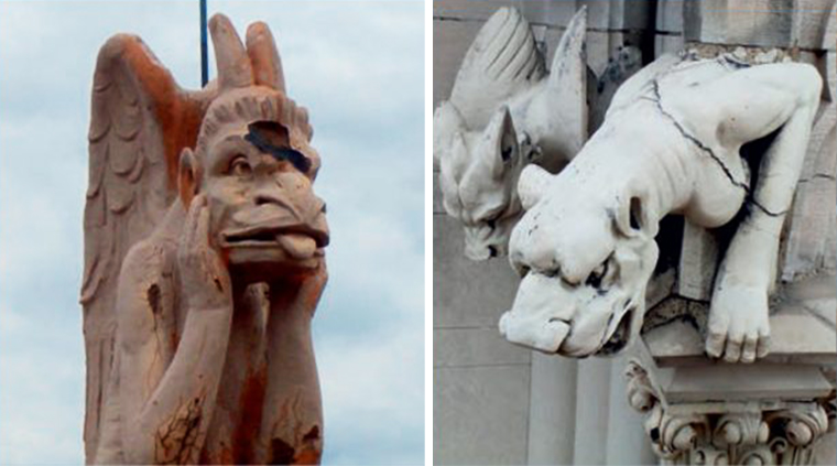 Retour du gargouille à la cathédrale Saint-Marie
