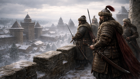 أحفاد جنكيز خان ونبلاء روسيا