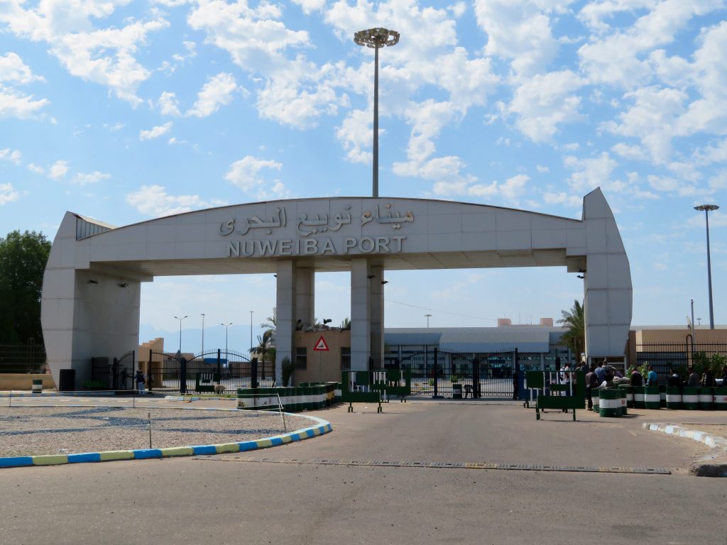 Schließung des Hafens Nuweiba wegen schlechter Wetterbedingungen