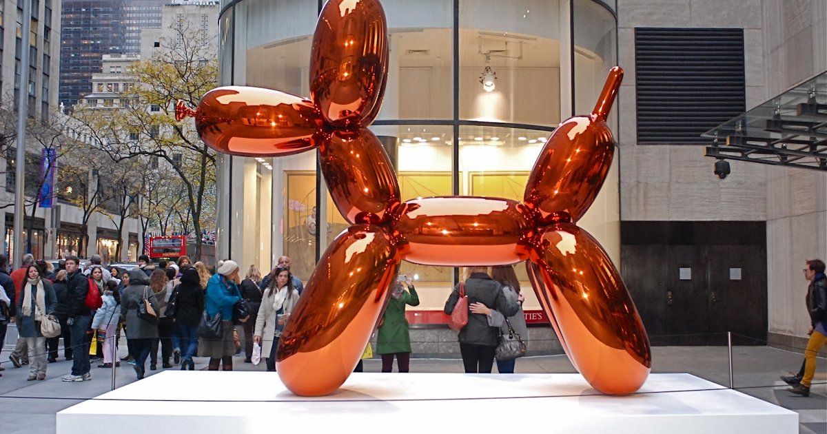 Produktionskosten der Skulptur Balloonhund von Jeff Koons
