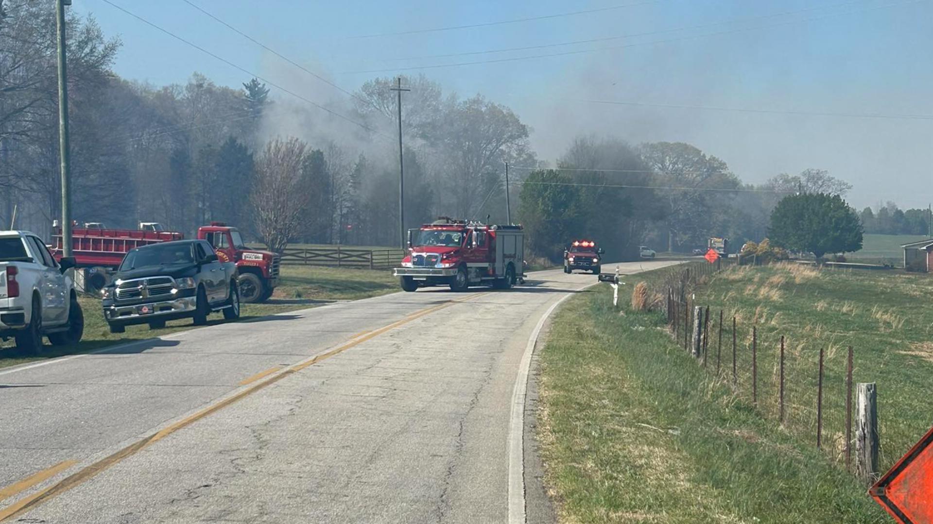 حرائق الغابات في جورجيا وتأثير الأمطار