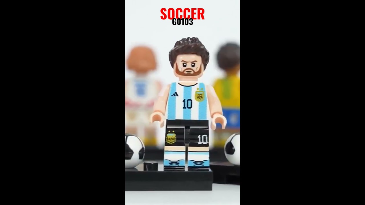 Publicité LEGO réunissant Ronaldo et Messi pour la Coupe du Monde