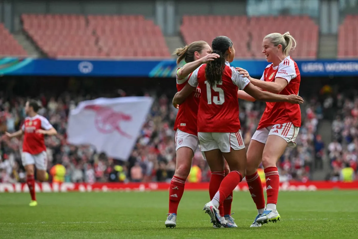 آرسنال يحقق فوزاً تاريخياً على ليون في دوري أبطال أوروبا للسيدات
