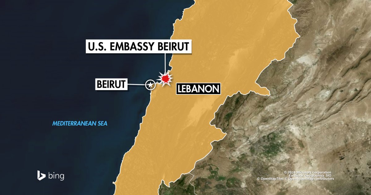 US Embassy Urges Citizens to Leave Lebanon