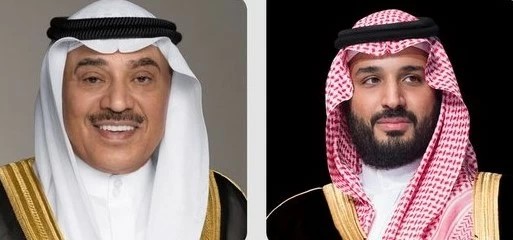 اتصال هاتفي بين ولي العهد السعودي وولي عهد الكويت