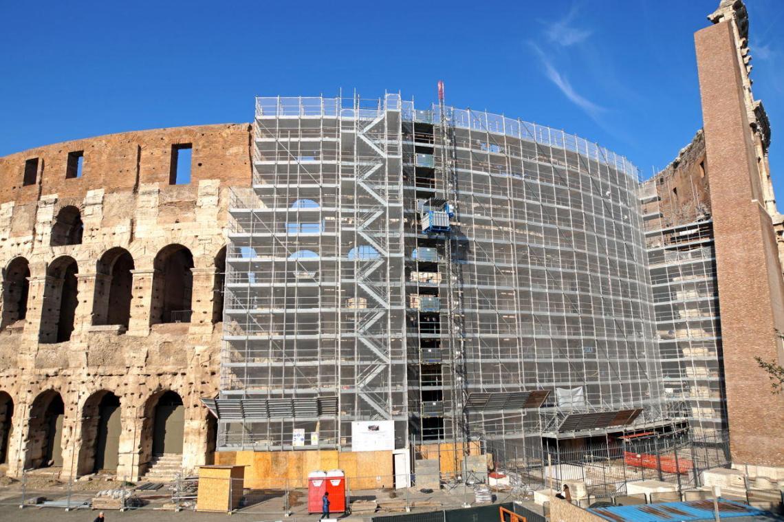 Restauration du Colisée : un monument historique de Rome