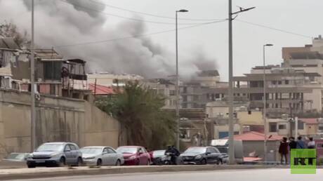 Israeli Airstrike Targets Building in Ghobeiri, Beirut