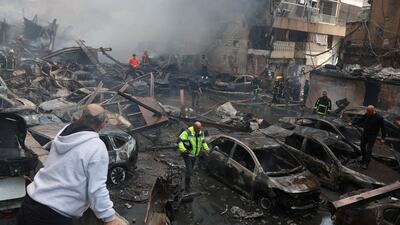 مجزرة بيروت: قصف إسرائيلي يوقع العشرات من الضحايا